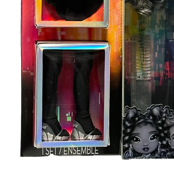 MGA Shadow  High Nicole Steele Grayscale with Two Outfits Rainbow High New - Picture 5 of 9
